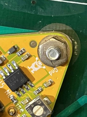PSU-5 mounting: Use a smaller nut